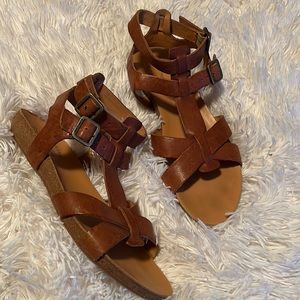Kork-Ease leather gladiator sandal